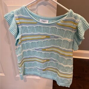 Ladies Short Sleeve Sweater Top